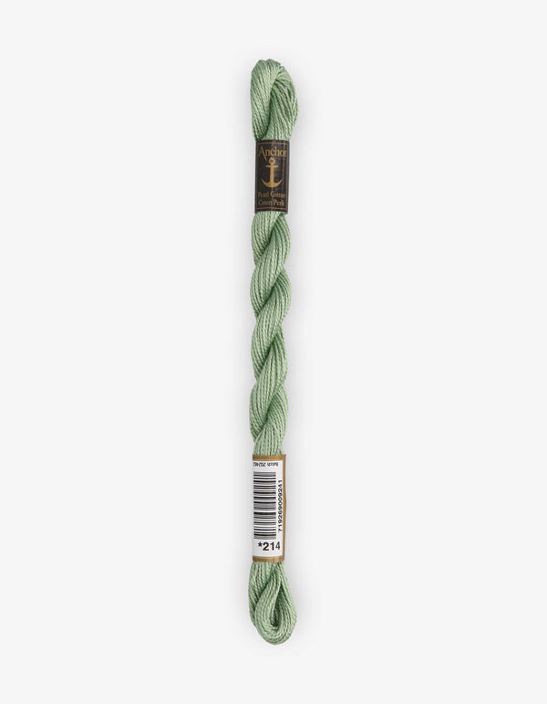 Anchor Pearl Cotton 5 Embroidery Thread 5g - Green (0214)