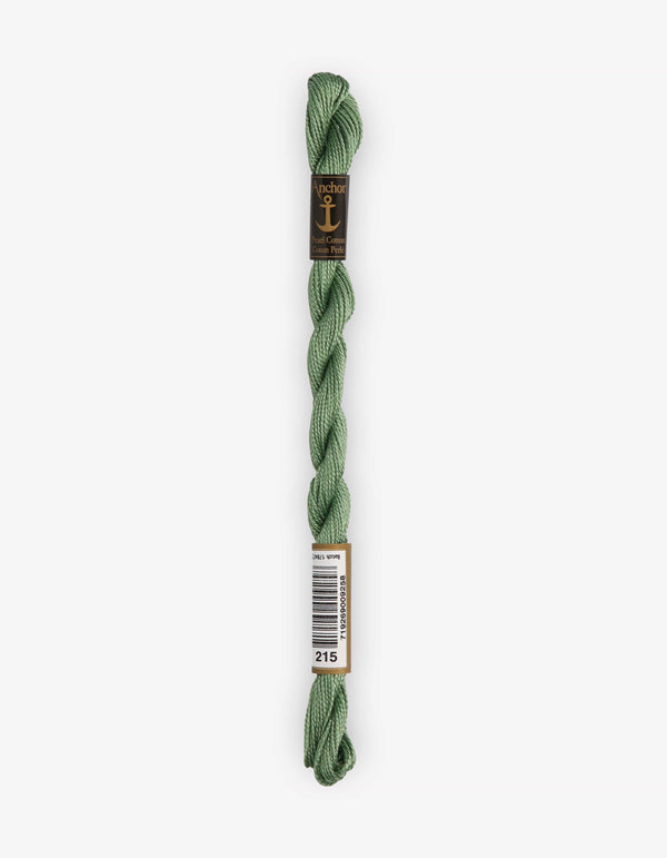 Anchor Pearl Cotton 5 Embroidery Thread 5g - Green (0215)