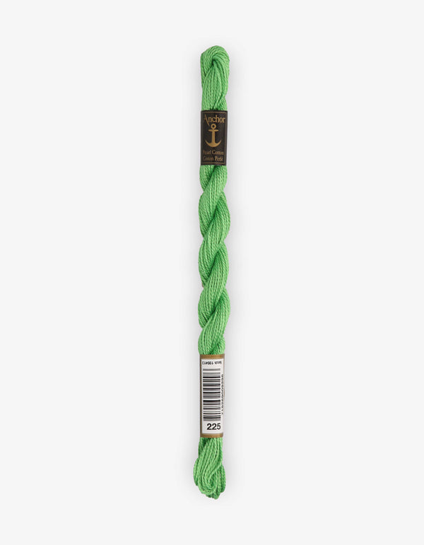 Anchor Pearl Cotton 5 Embroidery Thread 5g - Green (0225)