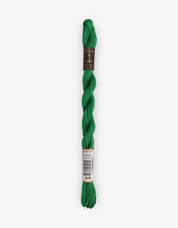 Anchor Pearl Cotton 5 Embroidery Thread 5g - Green (0229)