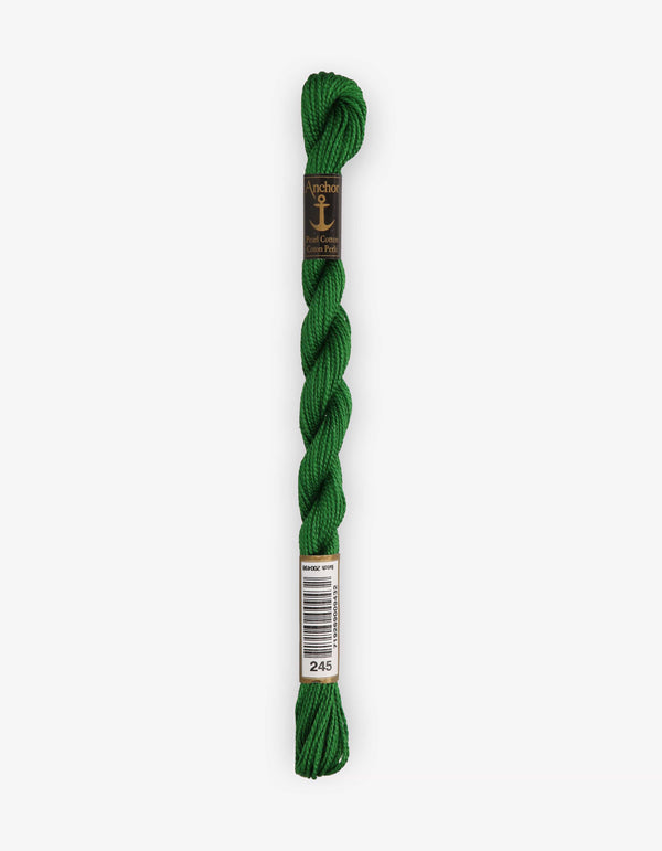 Anchor Pearl Cotton 5 Embroidery Thread 5g - Green (0245)