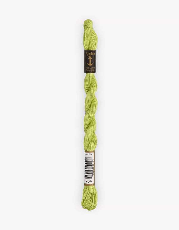 Anchor Pearl Cotton 5 Embroidery Thread 5g - Green (0254)