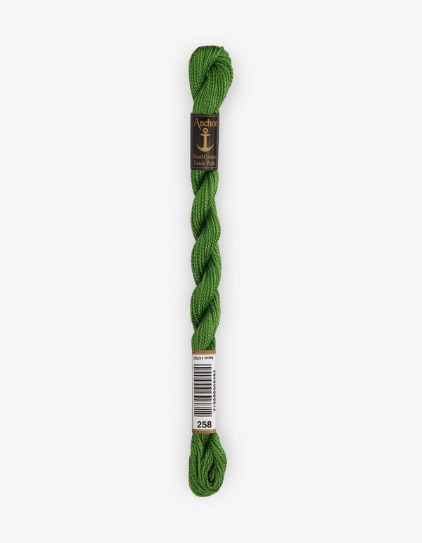 Anchor Pearl Cotton 5 Embroidery Thread 5g - Green (0258)