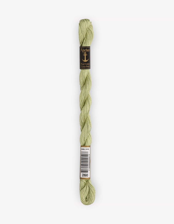 Anchor Pearl Cotton 5 Embroidery Thread 5g - Green (0260)