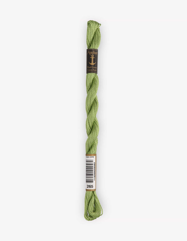 Anchor Pearl Cotton 5 Embroidery Thread 5g - Green (0265)