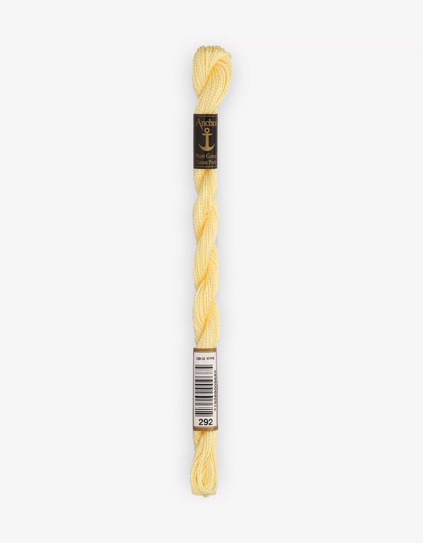 Anchor Pearl Cotton 5 Embroidery Thread 5g - Yellow (0292)