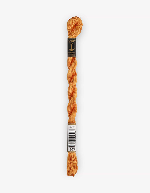 Anchor Pearl Cotton 5 Embroidery Thread 5g - Orange (0363)
