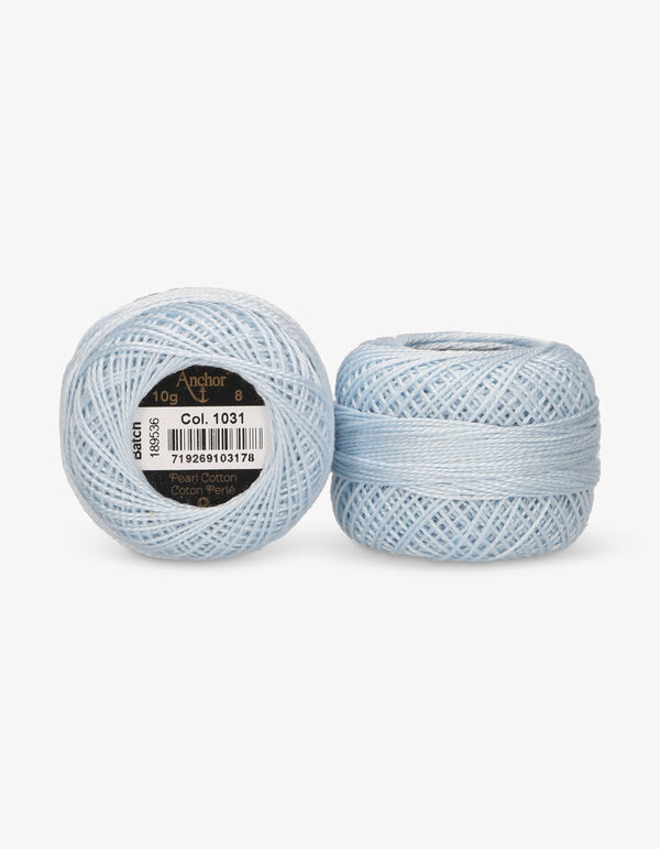 Anchor Pearl Cotton 8 Embroidery Thread 10g Ball - Blue (1031)