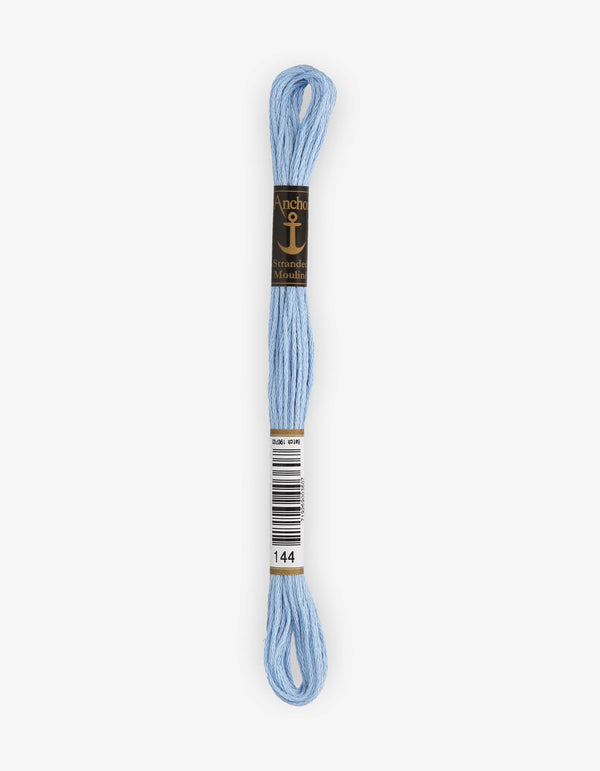 Anchor Mouline Stranded Cotton Embroidery Thread 8m - Blue (0144)