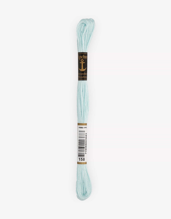 Anchor Mouline Stranded Cotton Embroidery Thread 8m - Blue (0158)