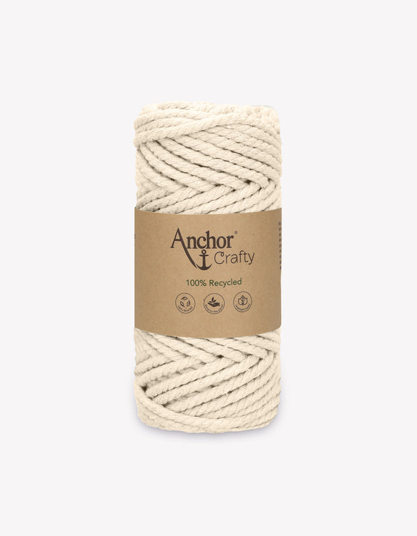 Anchor Crafty 5mm Yarn 250g - Natural (0105)