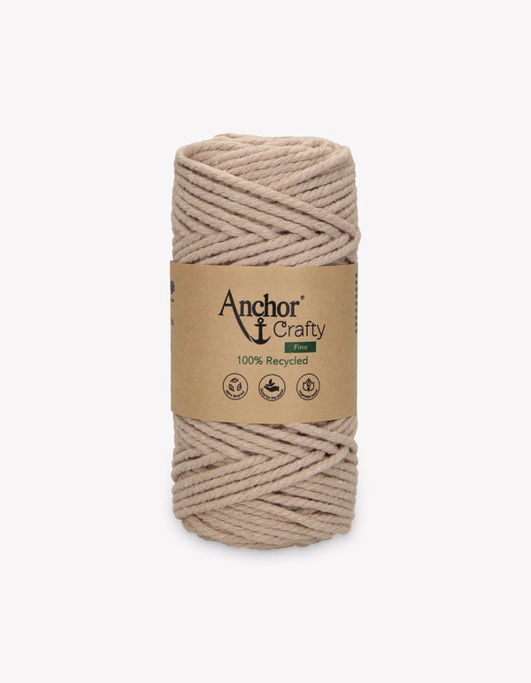 Anchor Crafty Fine 3mm Yarn 250g - Pearl (0106)