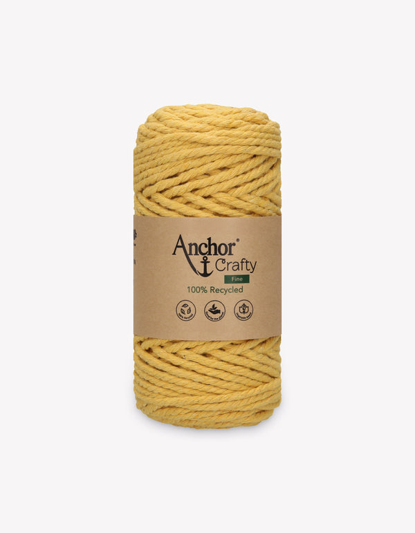 Anchor Crafty Fine 3mm Yarn 250g - Mustard (0108)