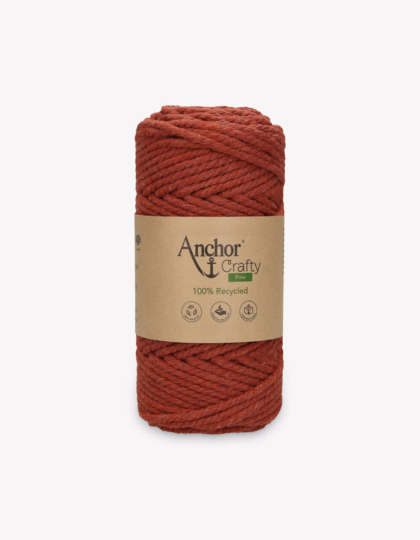 Anchor Crafty Fine 3mm Yarn 250g - Brick (0116)