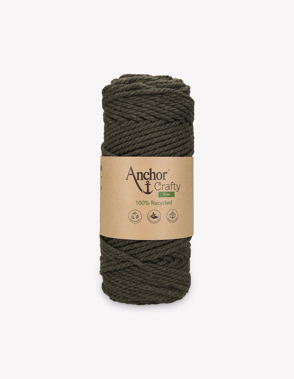 Anchor Crafty Fine 3mm Yarn 250g - Khaki (0121)