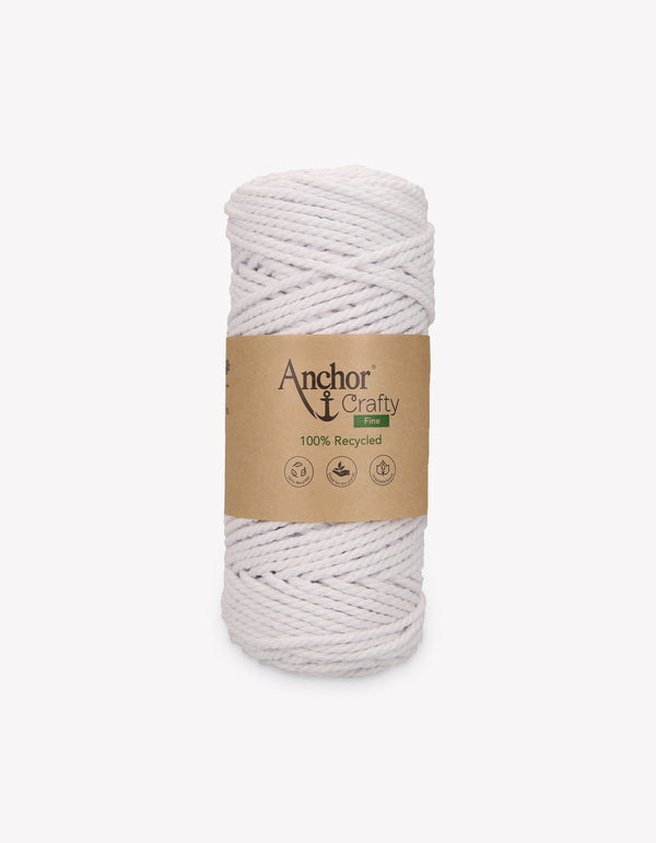 Anchor Crafty 5mm Yarn 250g - Snow (1131)