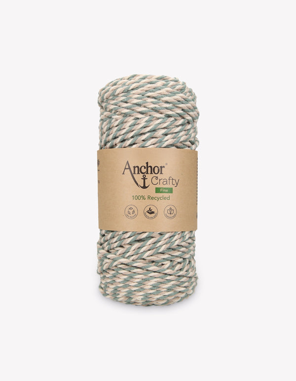 Anchor Crafty Fine 3mm Yarn 250g Multicoloured - Lagoon Mix (0201)