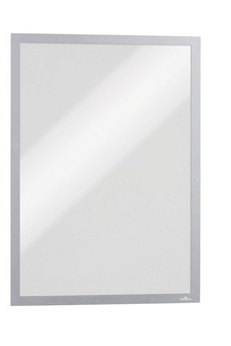 Durable DURAFRAME Magnetic Frame Sign & Document Holder A3 Silver (5pk)