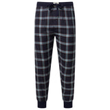 Lucky Brand Crew Neck & Closed Hem Flannel Pant Pyjama Set