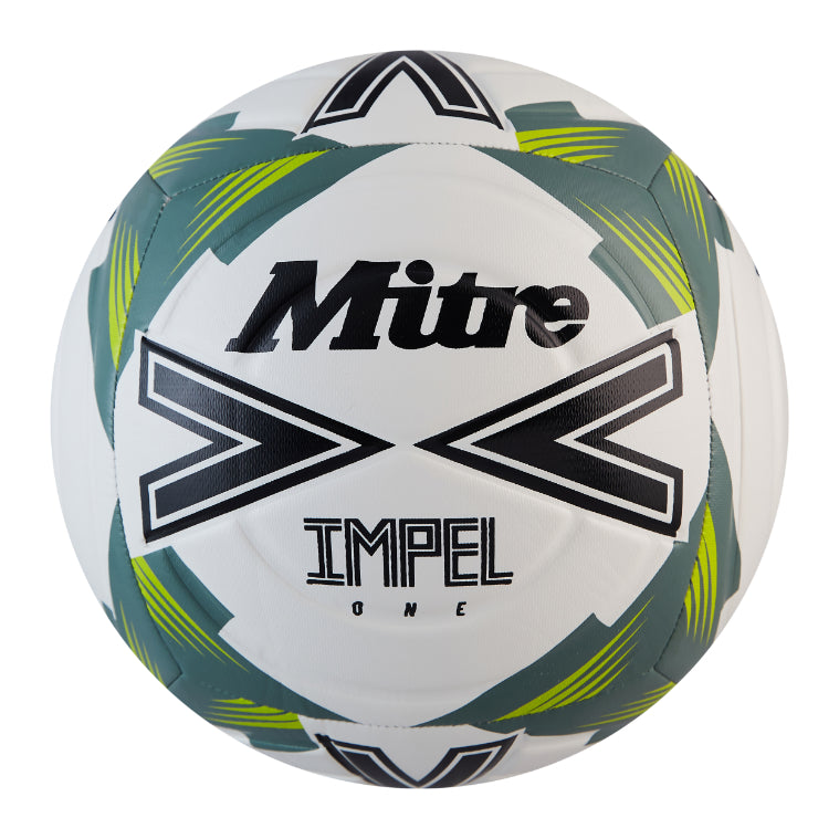 Mitre Impel One Football White/Black/Sage Size 4