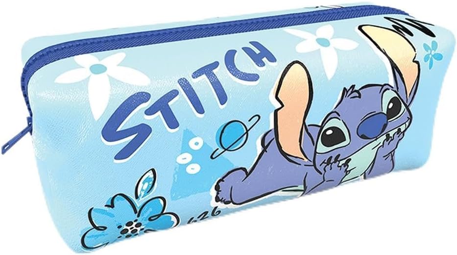 Disney Stitch Barrel Pencil Case
