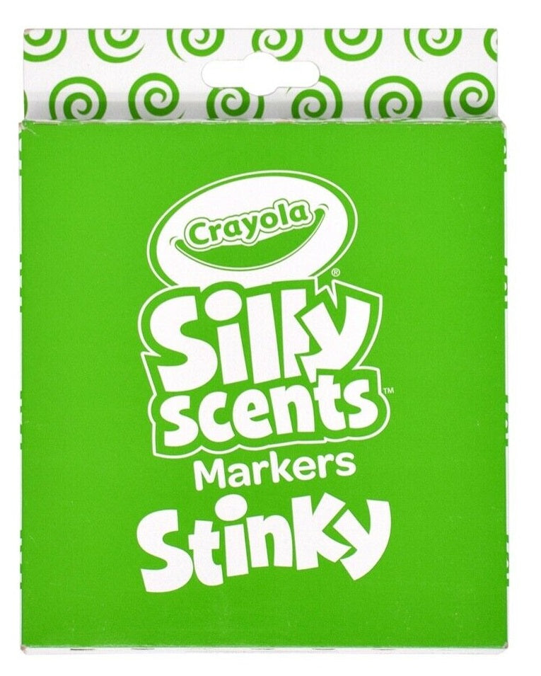 Crayola Silly Scents Washable Marker Pens - Stinky (8pk)