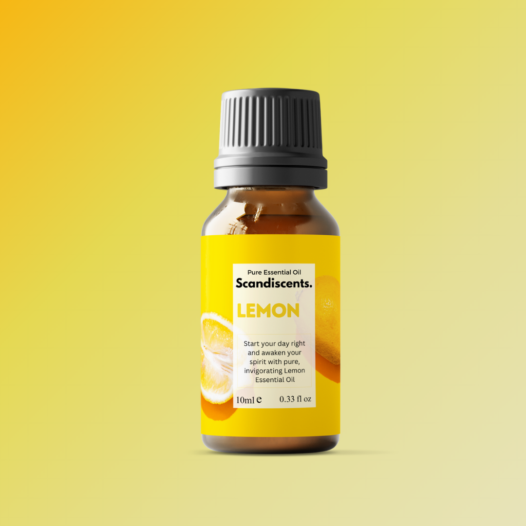 Scandiscents Essential Oil 10ml - Lemon Essential Oil - For Energy