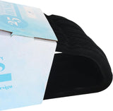 Velvet Covered Slimline Clothes Hangers Black (25pk)