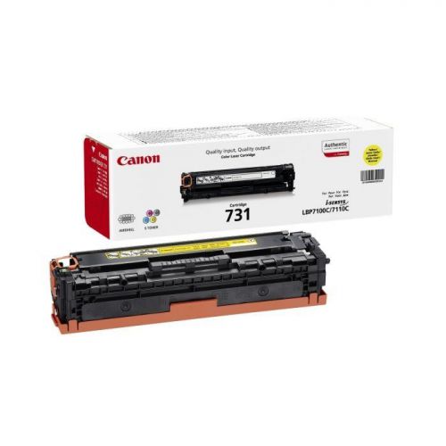 Canon 731Y Standard Capacity Yellow Toner Cartridge