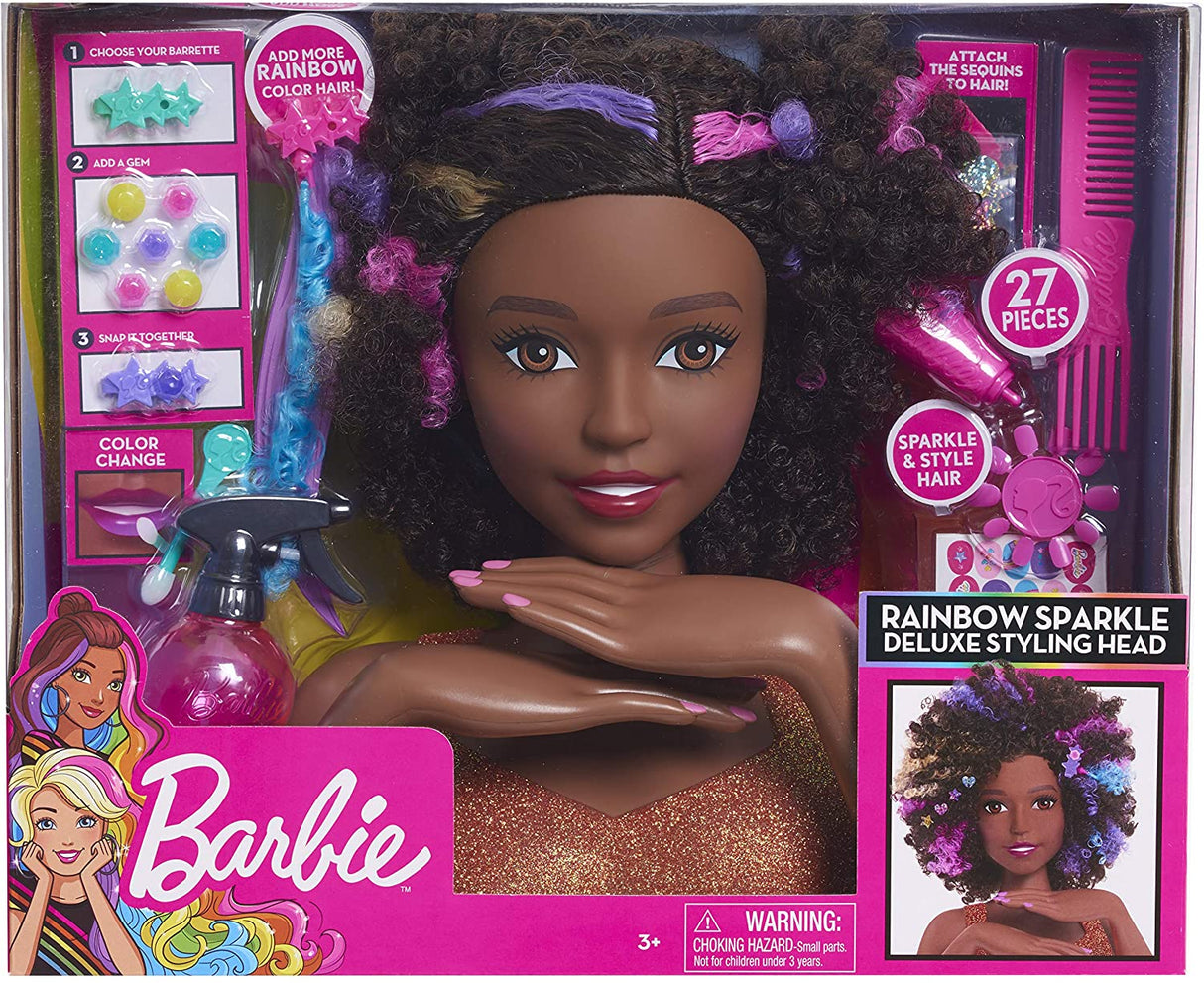 Mattel Barbie Sparkle Deluxe Styling Head - Afro Hair