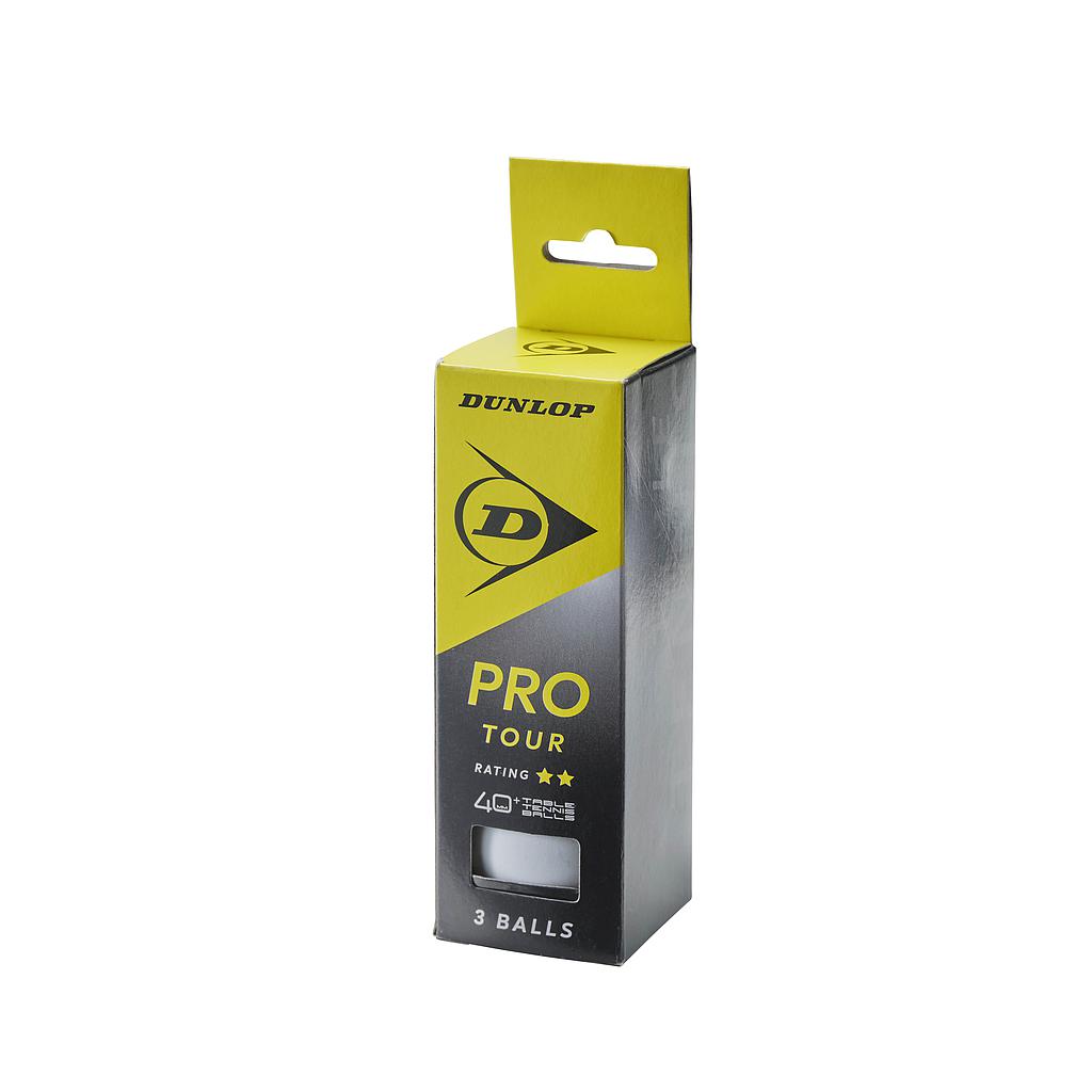 Dunlop 40+ Pro Tour Table Tennis Balls (3pk)