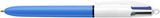 BIC 4 Colours Original Ballpoint Pen 1mm Tip Blue/White Barrel Black/Blue/Green/Red Ink (12pk)