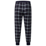 Lucky Brand Crew Neck & Closed Hem Flannel Pant Pyjama Set