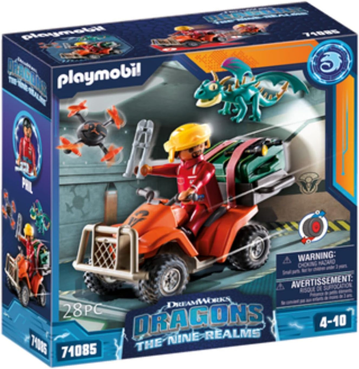 Playmobil Dragons The Nine Realms Icaris Quad & Phil