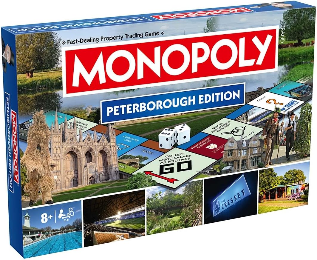 Winning Moves Monopoly Community: Peterborough Board Game