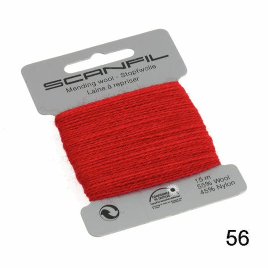 Scanfil Mending Wool 15m Red (56)