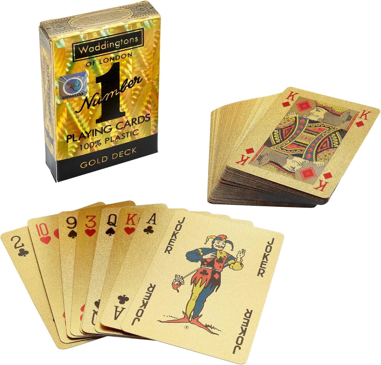 Waddingtons No.1 Classic Gold Playing Cards