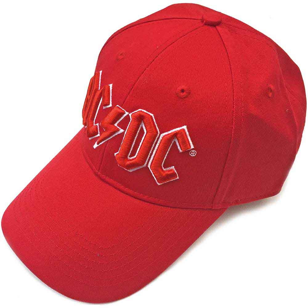 AC/DC Men's Baseball Cap Red Logo Red
