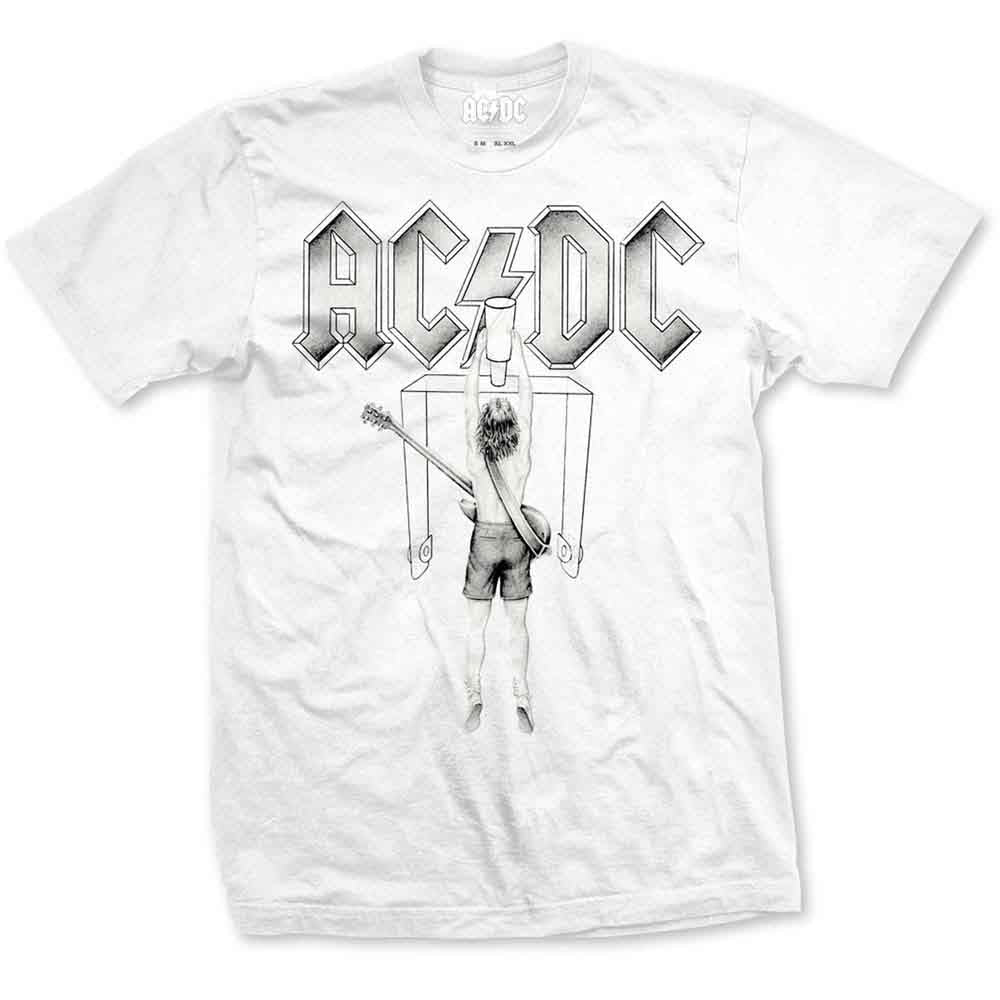 AC/DC Unisex T-Shirt White Switch (XL)