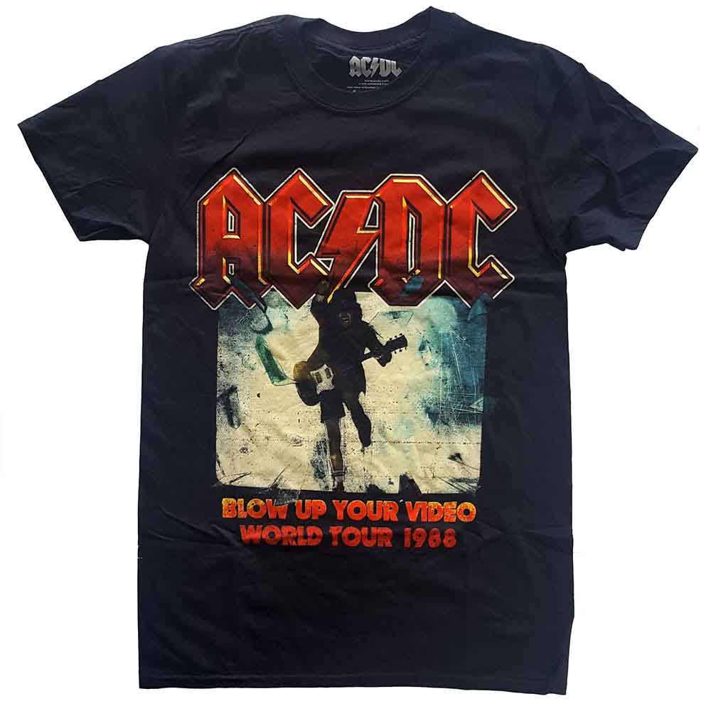 AC/DC Unisex T-Shirt Blow Up Your Video Black (XXL)