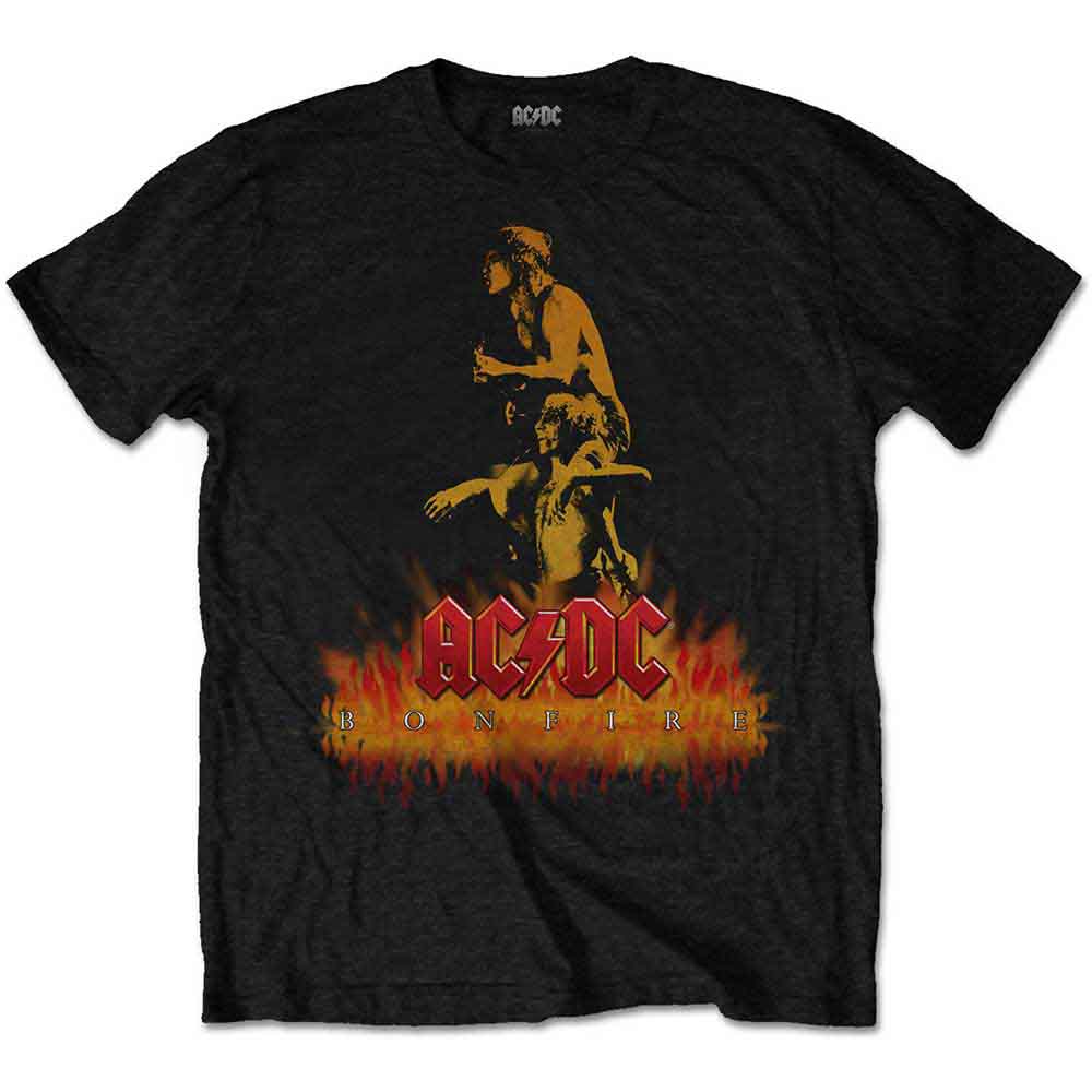 AC/DC Unisex T-Shirt Bonfire Black (M)
