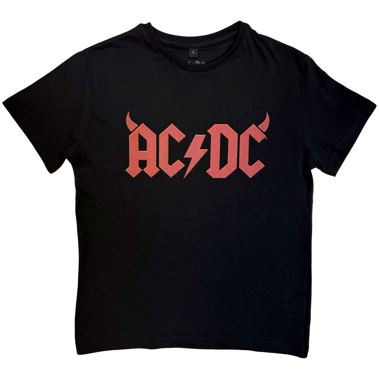 AC/DC Kids T-Shirt Horns Black (9-10yrs)