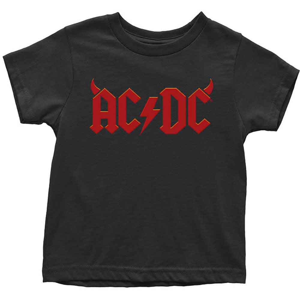 AC/DC Kids T-Shirt Horns Black (12 Months)