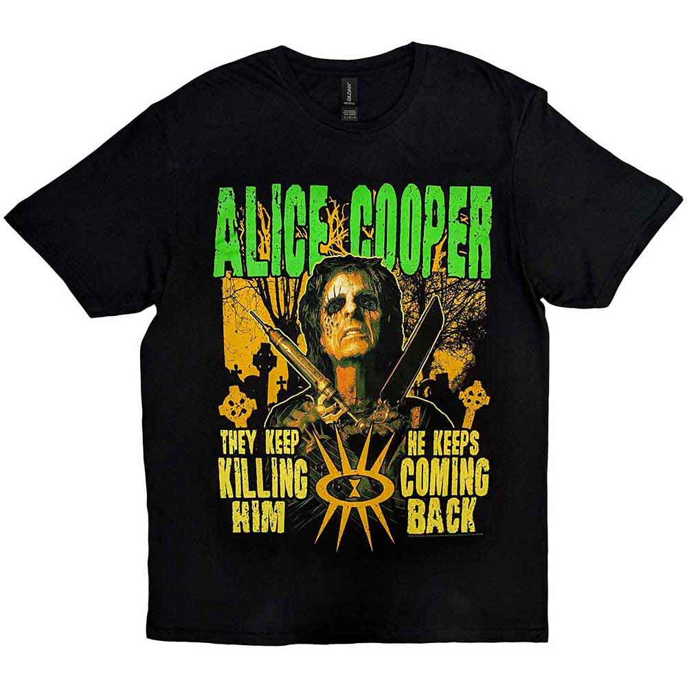 Alice Cooper Unisex T-Shirt Black Graveyard (S)