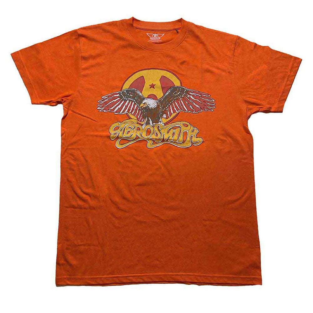 Aerosmith Unisex T-Shirt Eagle Orange (L)