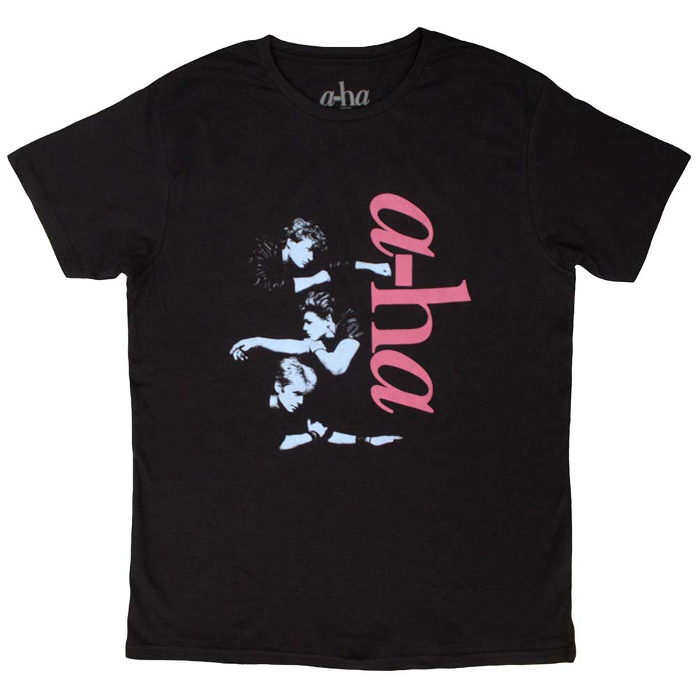 A-Ha Unisex T-Shirt Vertical Logo Black (S)