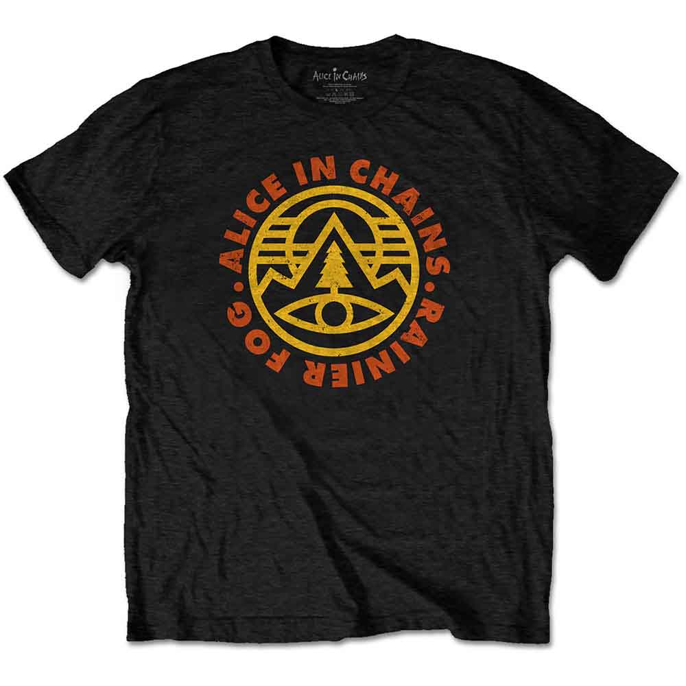 Alice in Chains Unisex T-Shirt Pine Emblem Black (M)
