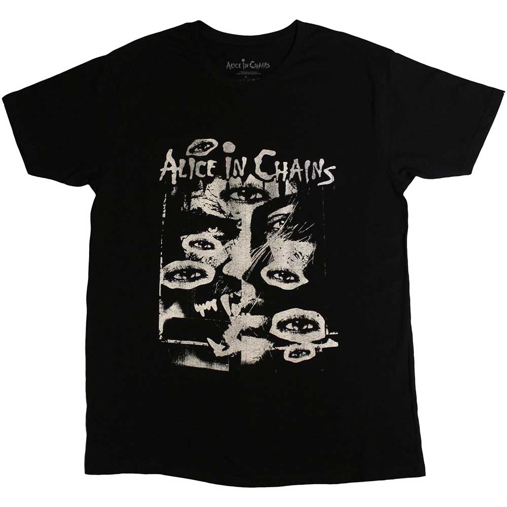Alice In Chains Unisex T-Shirt All Eyes Black (M)