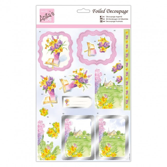 Anita's Foiled Decoupage - Springtide