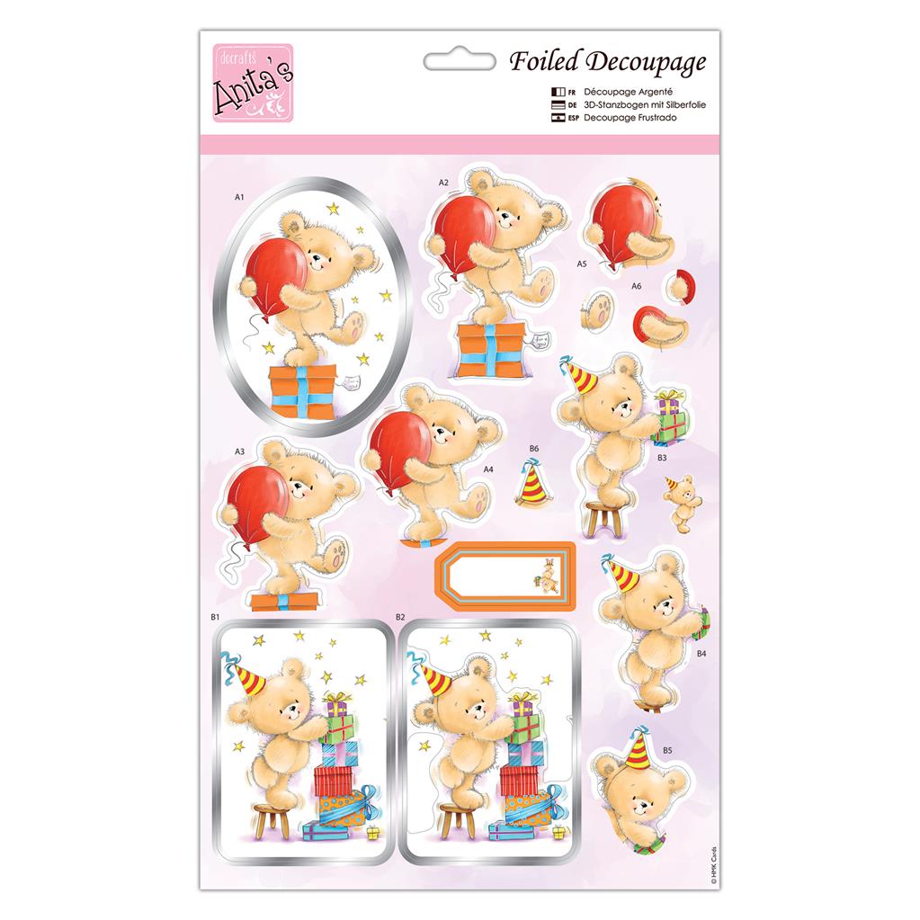 Anita's Foiled Decoupage - Birthday Bash
